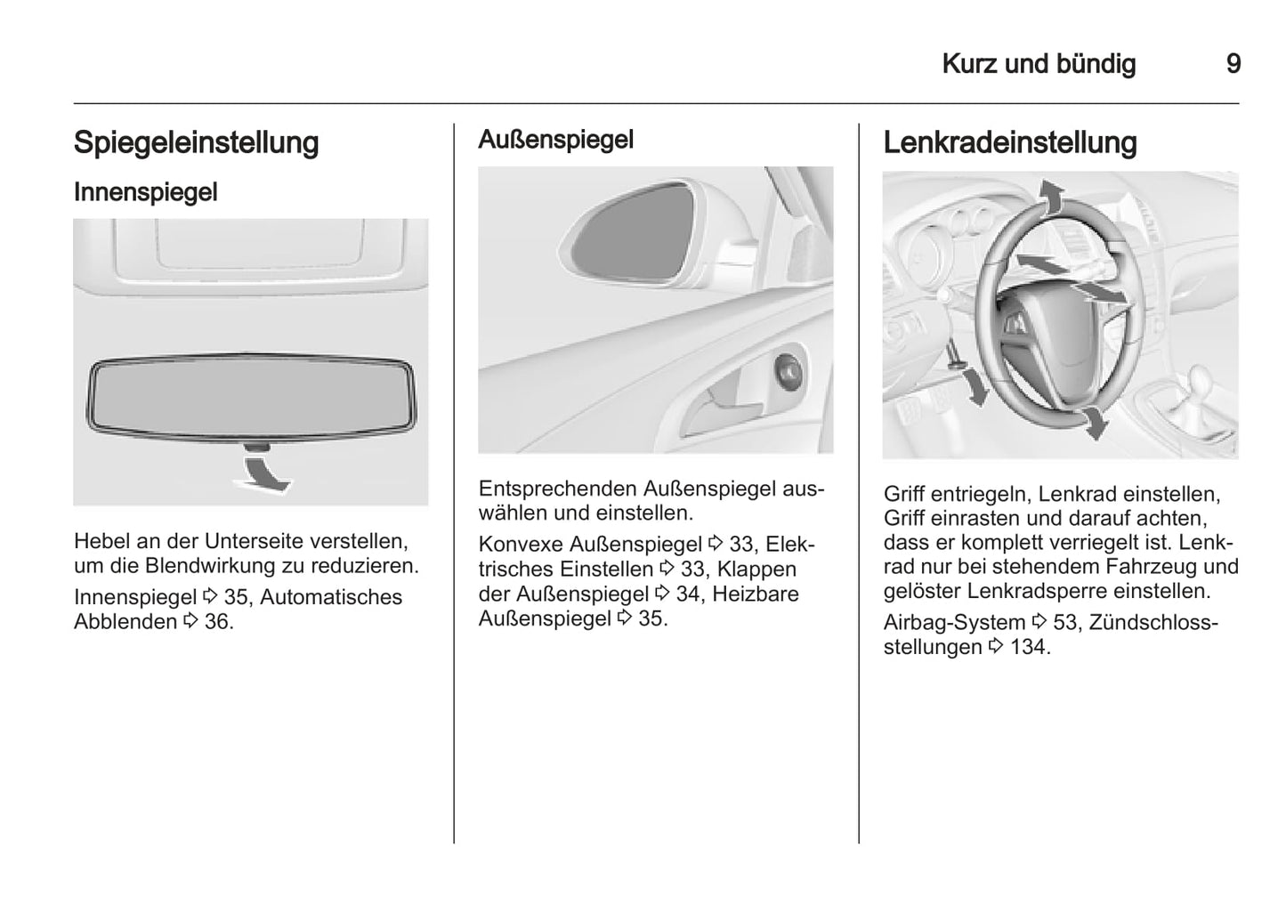 2011-2012 Opel Insignia Owner's Manual | German