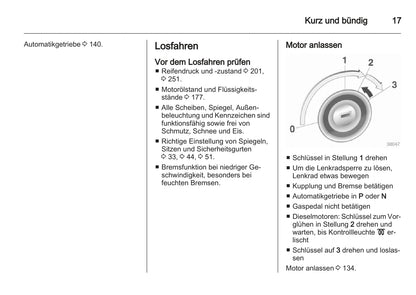 2011-2012 Opel Insignia Owner's Manual | German