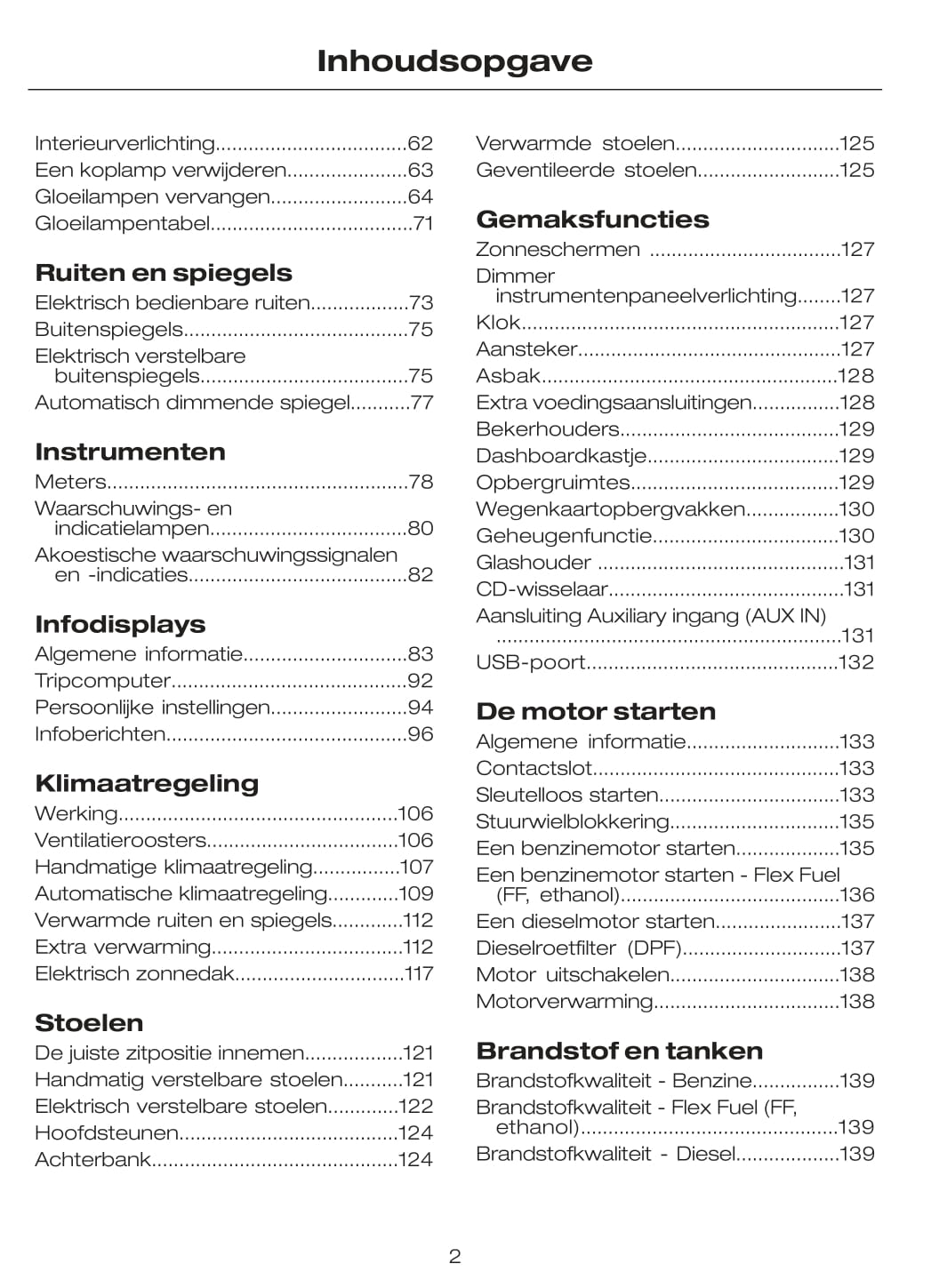 2009-2010 Ford Mondeo Gebruikershandleiding | Nederlands