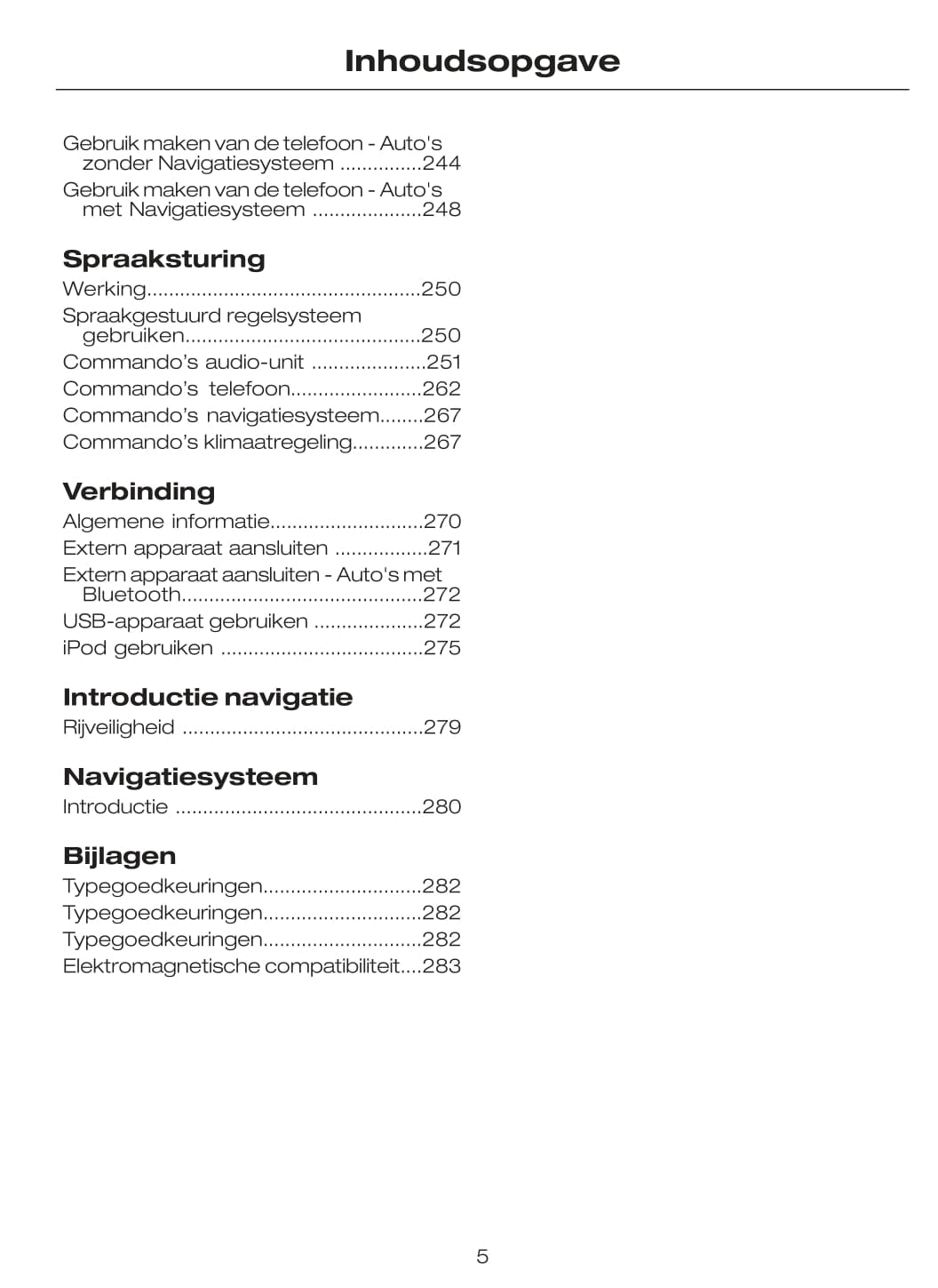 2009-2010 Ford Mondeo Gebruikershandleiding | Nederlands