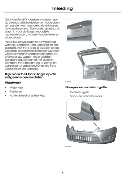 2009-2010 Ford Mondeo Gebruikershandleiding | Nederlands