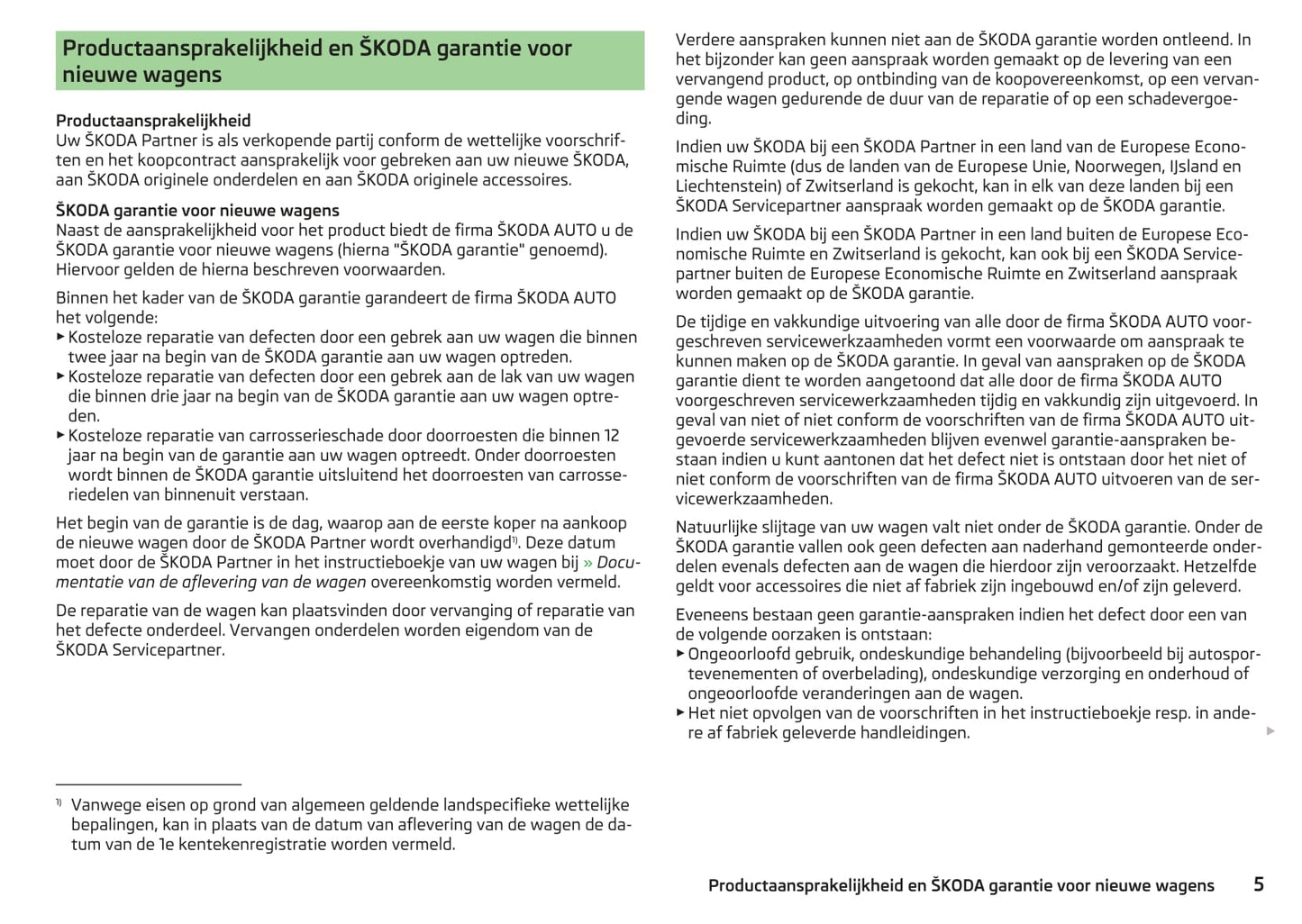 2017-2021 Skoda Kodiaq Bedienungsanleitung | Niederländisch