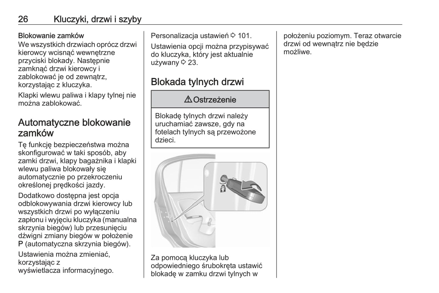 2019-2020 Opel Corsa Bedienungsanleitung | Polnisch