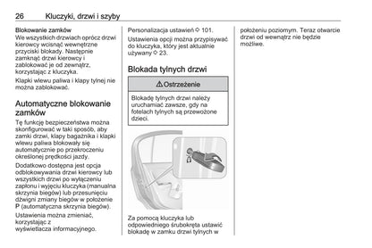 2019-2020 Opel Corsa Manuel du propriétaire | Polonais