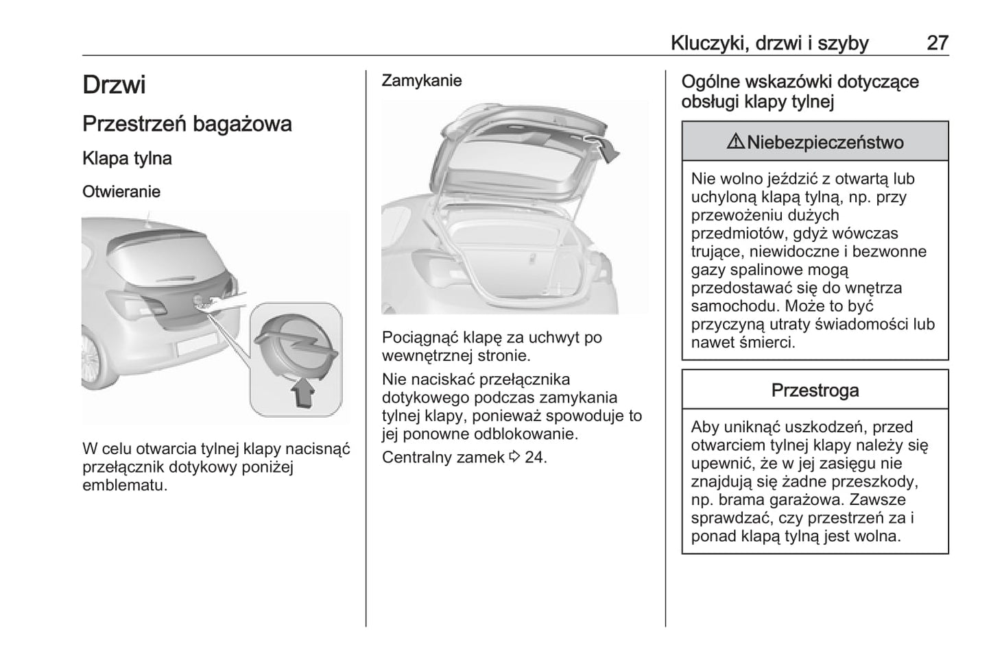 2019-2020 Opel Corsa Bedienungsanleitung | Polnisch