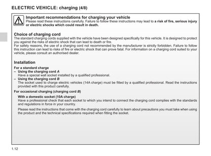 2020-2021 Renault Kangoo Z.E. Gebruikershandleiding | Engels