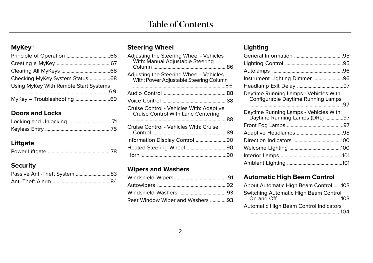 2020 Lincoln Corsair Owner's Manual | English