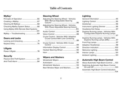 2020 Lincoln Corsair Owner's Manual | English