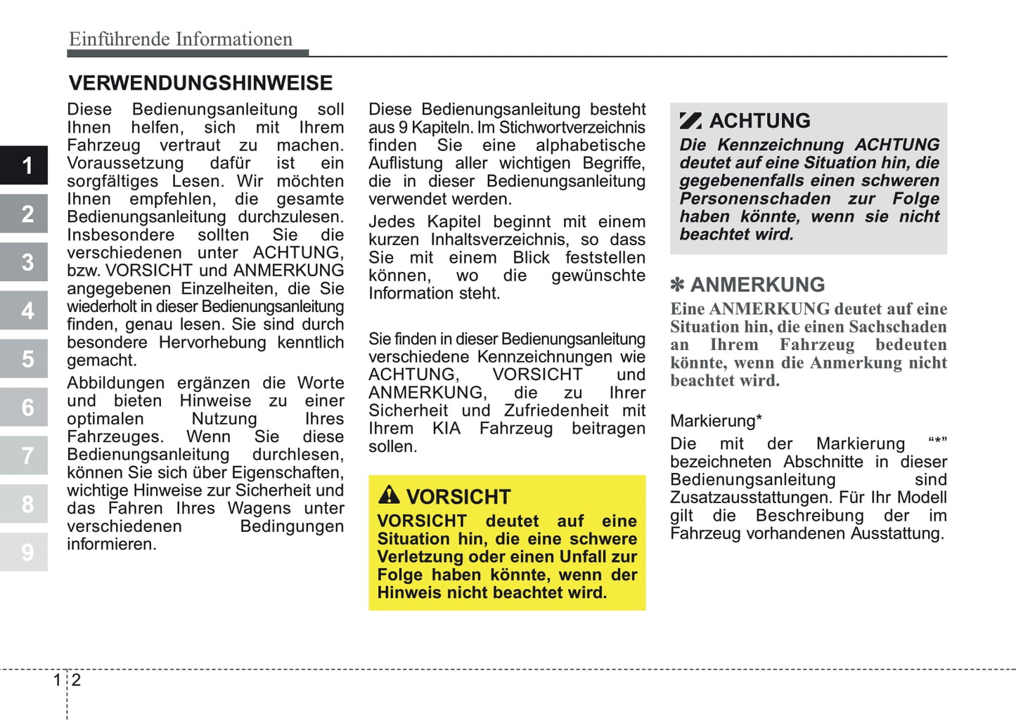 2006-2007 Kia Sportage Bedienungsanleitung | Deutsch