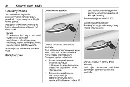 2020 Opel Crossland X Owner's Manual | Polish