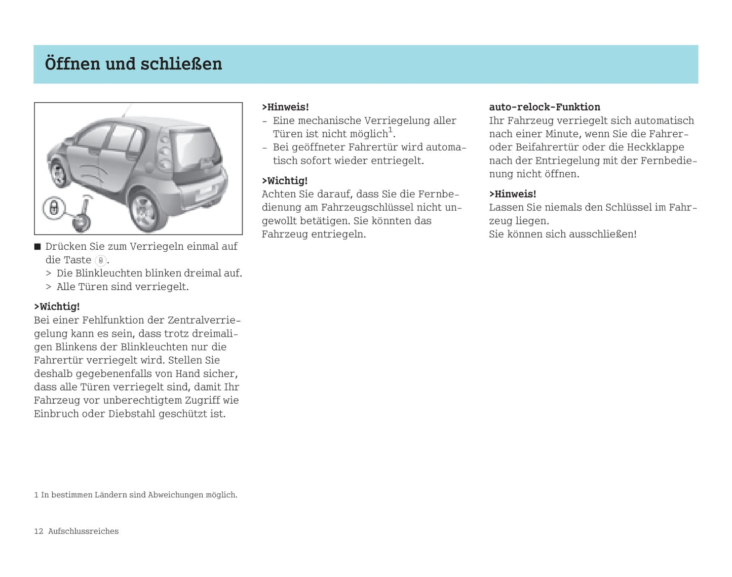 2003-2006 Smart Forfour Gebruikershandleiding | Duits