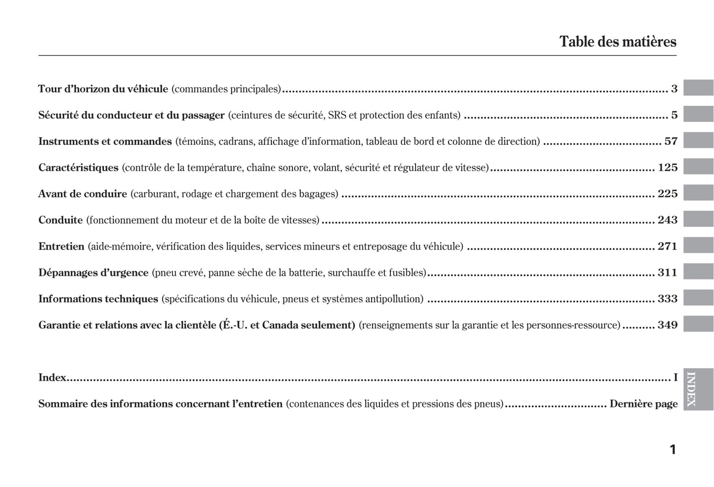 2007-2010 Honda CR-V Manuel du propriétaire | Français