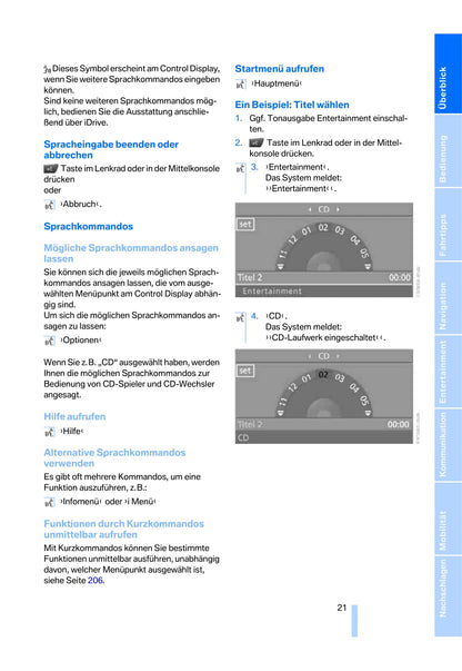 2005 BMW 3 Series Owner's Manual | German