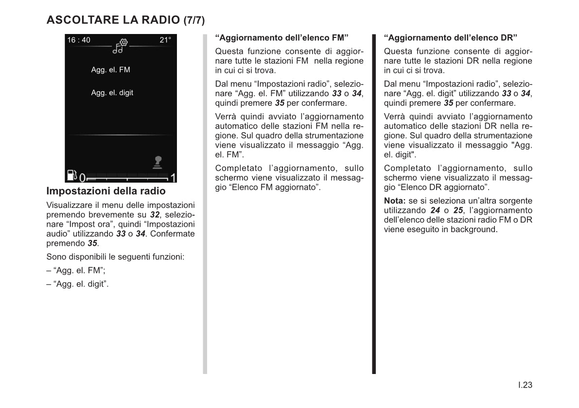 Renault Radio Connect R&Go Libretto D'istruzioni  2022