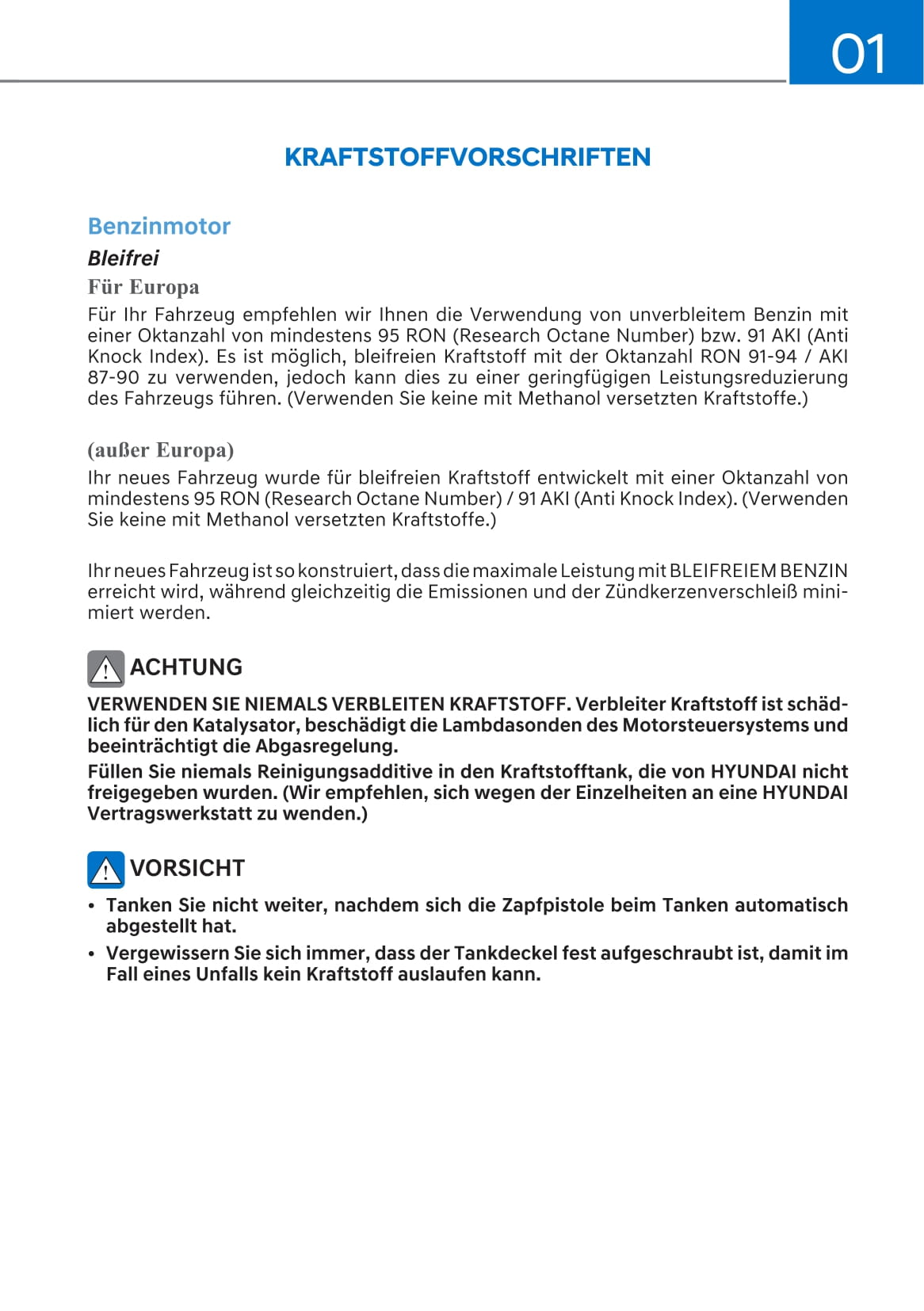 2021-2022 Hyundai i20/Bayon Bedienungsanleitung | Deutsch