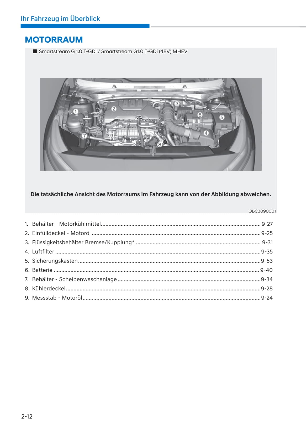 2021-2022 Hyundai i20/Bayon Bedienungsanleitung | Deutsch