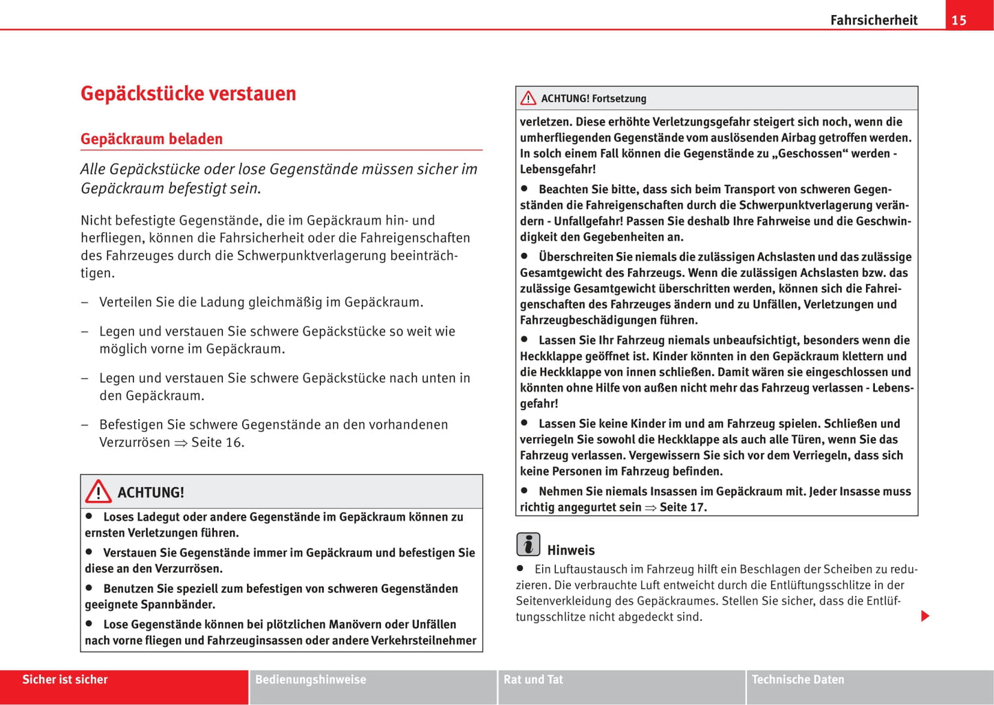 2009-2010 Seat Alhambra Owner's Manual | German