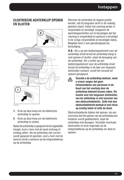 2013-2018 Land Rover Range Rover Evoque Bedienungsanleitung | Niederländisch