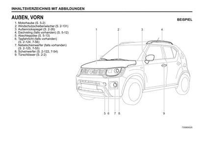 2020-2021 Suzuki Ignis Bedienungsanleitung | Deutsch