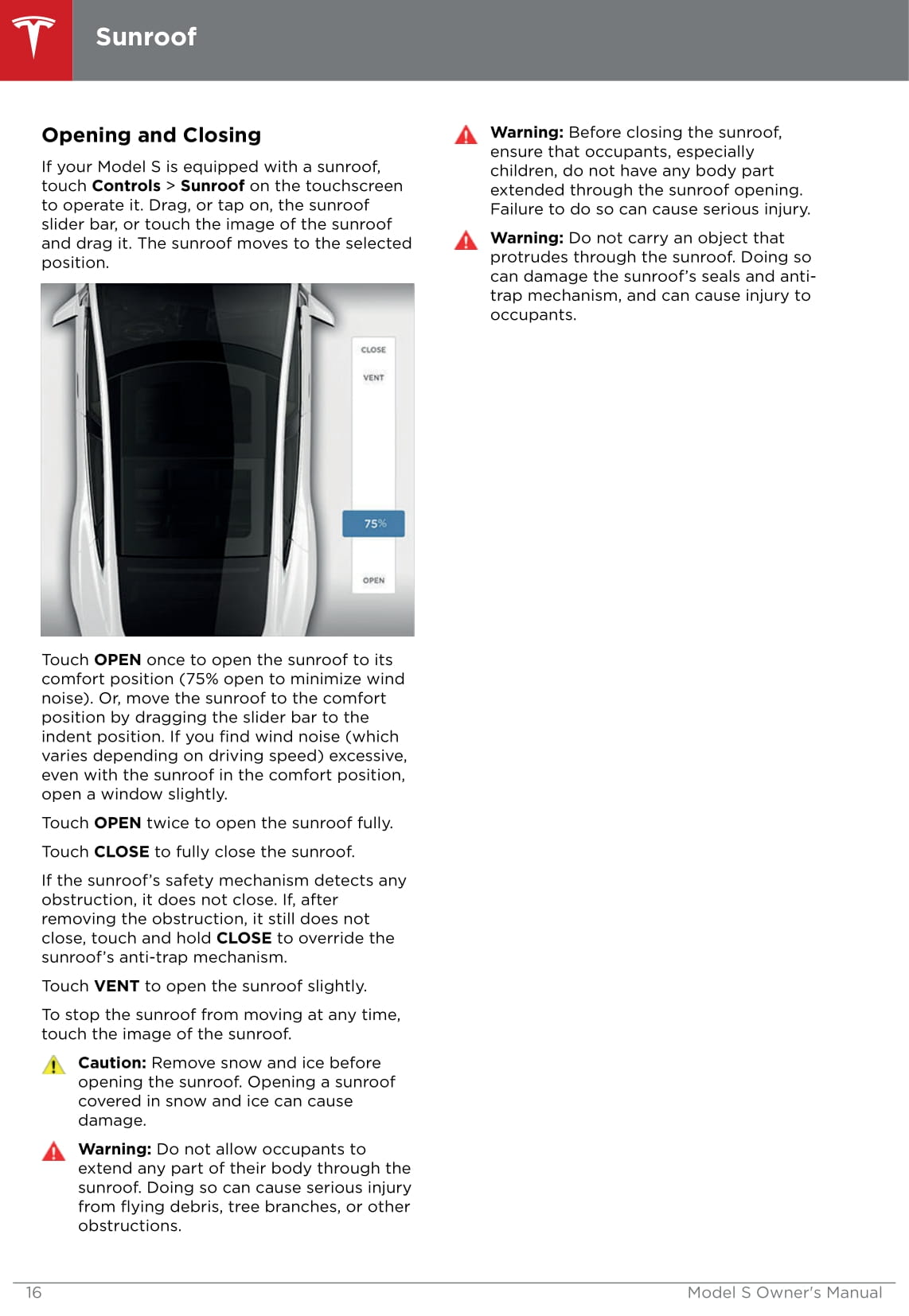 2016-2019 Tesla Model S Gebruikershandleiding | Engels