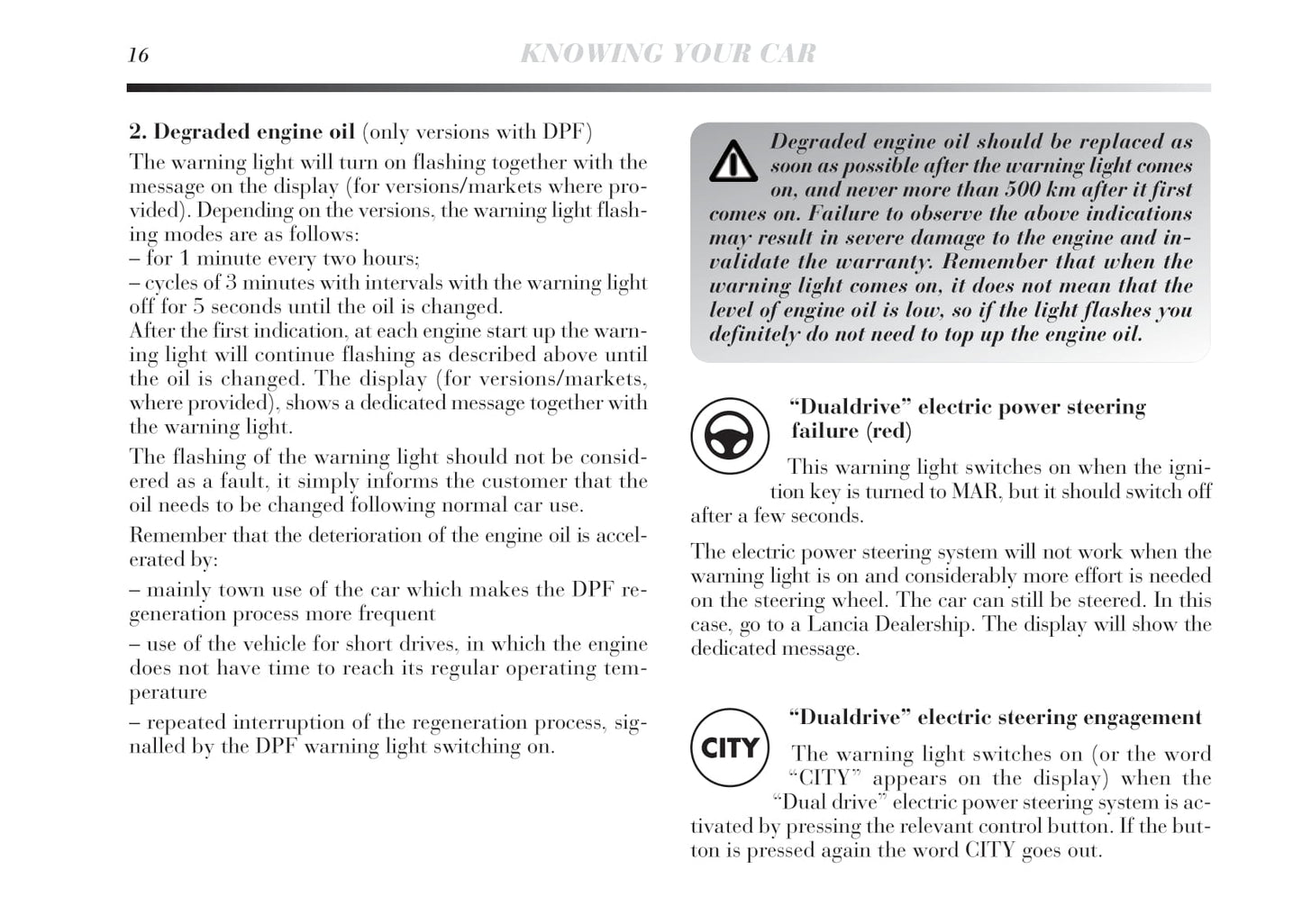 2008-2012 Lancia Musa Owner's Manual | English