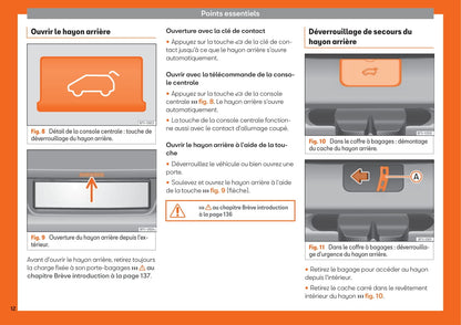 2015-2019 Seat Alhambra Gebruikershandleiding | Frans