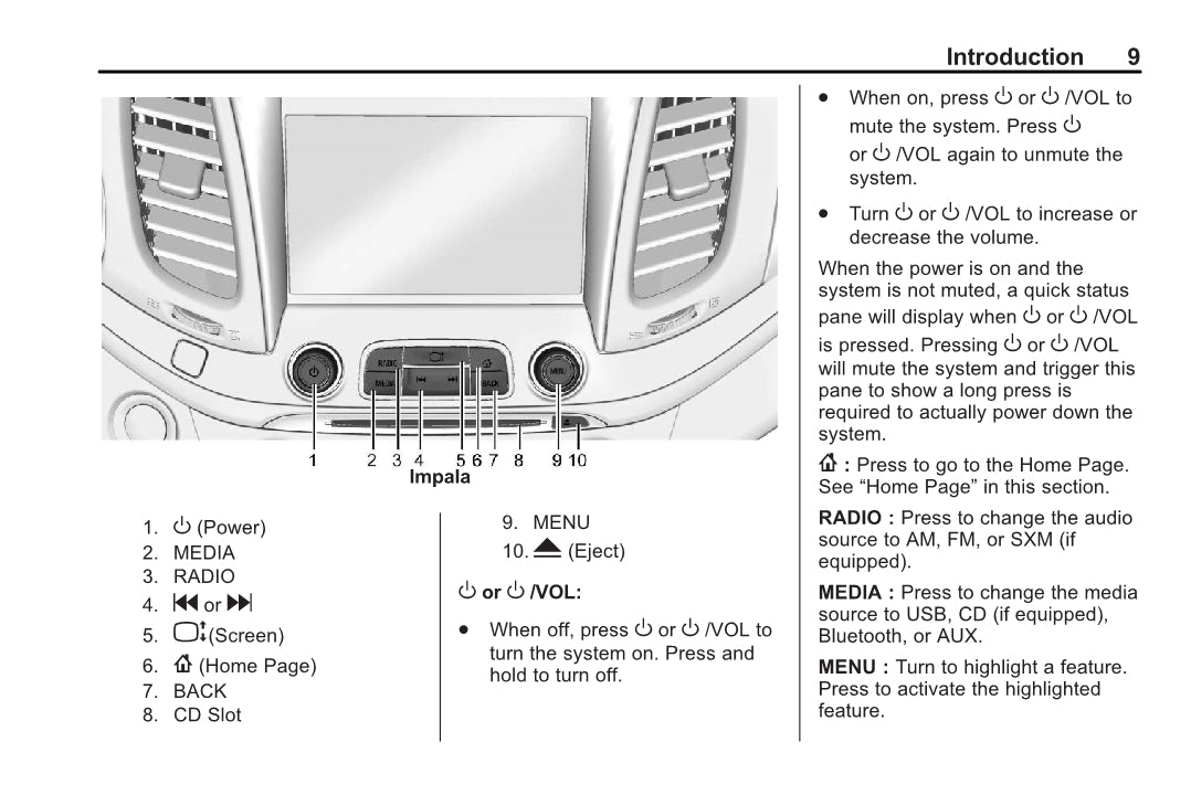 Chevrolet Trax MyLink Infotainment Owners Manual 2018