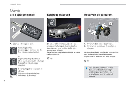 2013-2014 Peugeot 5008 Bedienungsanleitung | Französisch