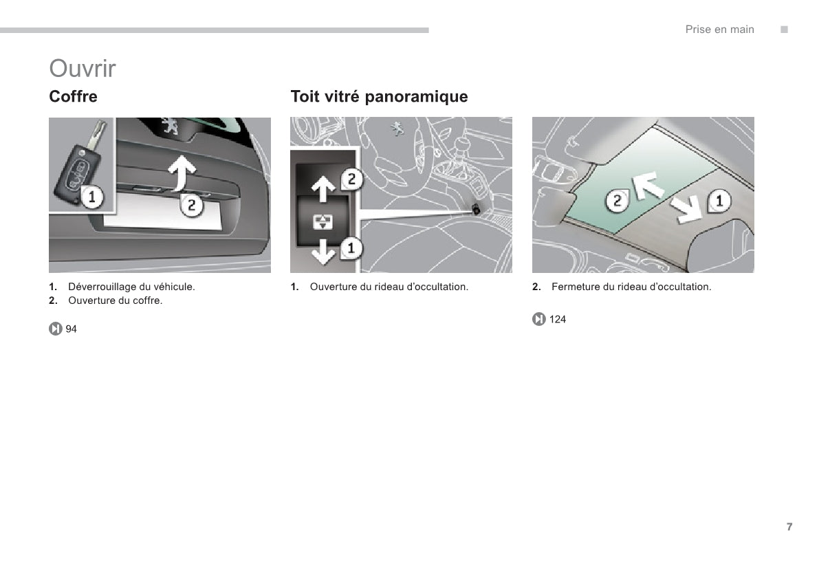 2013-2014 Peugeot 5008 Bedienungsanleitung | Französisch