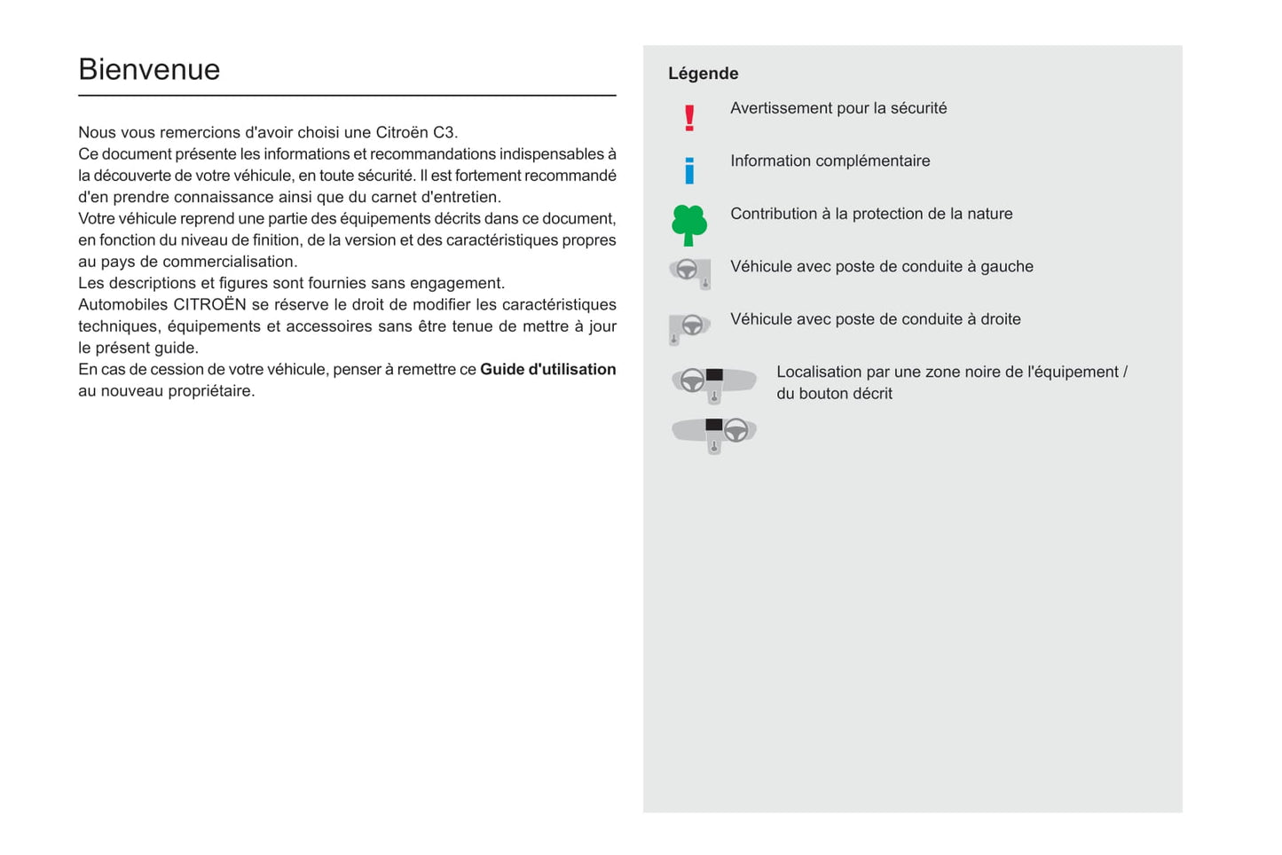 2020-2021 Citroën C3 Manuel du propriétaire | Français