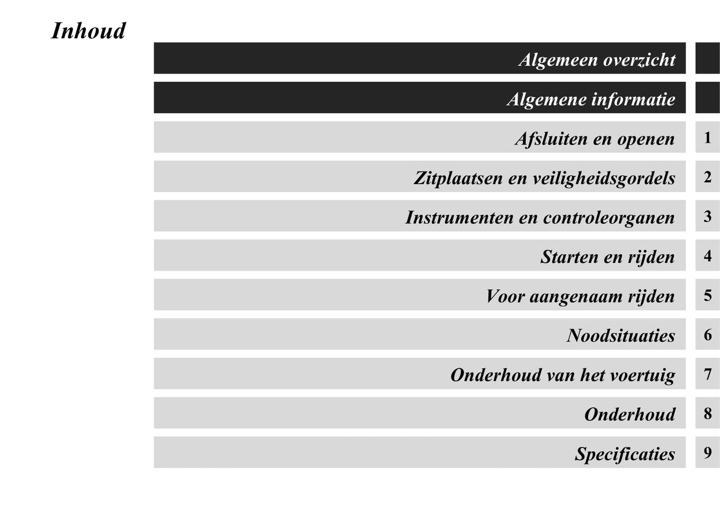 1999-2006 Mitsubishi Pajero Owner's Manual | Dutch