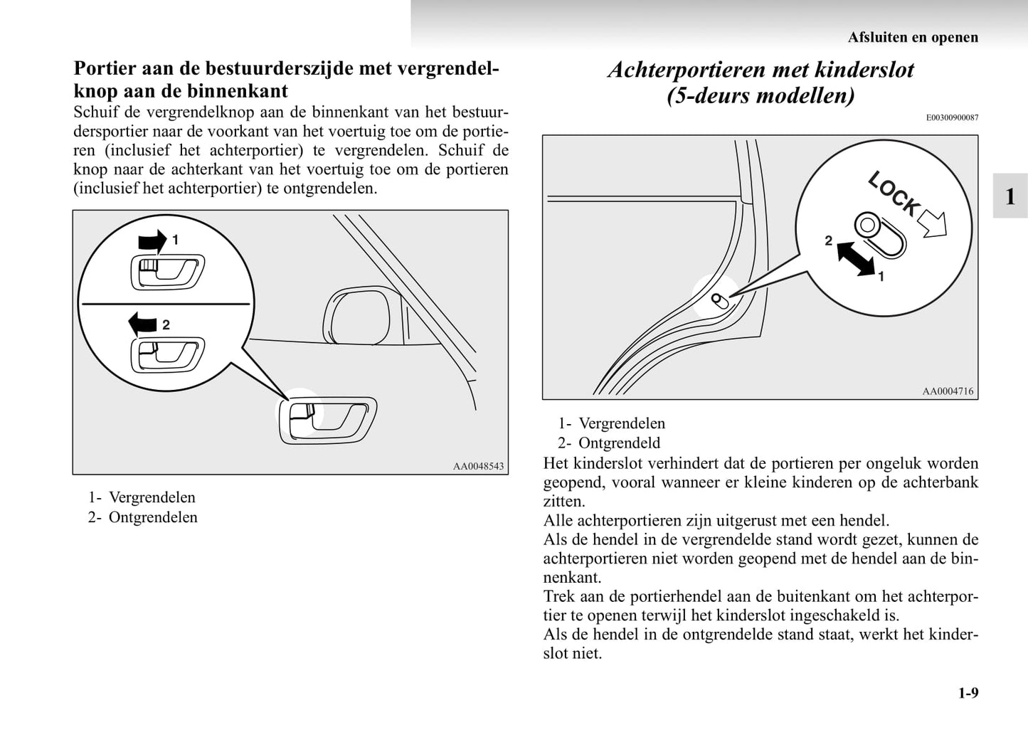 1999-2006 Mitsubishi Pajero Owner's Manual | Dutch