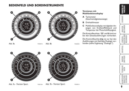 2009-2010 Fiat 500 Bedienungsanleitung | Deutsch