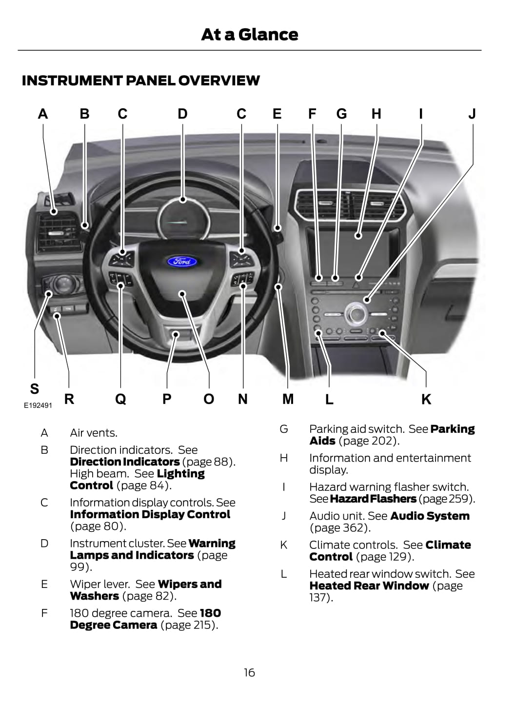 2019 Ford Exporer Owner's Manual | English