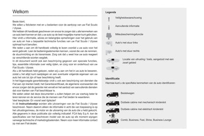 2022-2023 Fiat Scudo Ulysse Manuel du propriétaire | Néerlandais