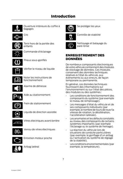 2013 Ford EcoSport Manuel du propriétaire | Français