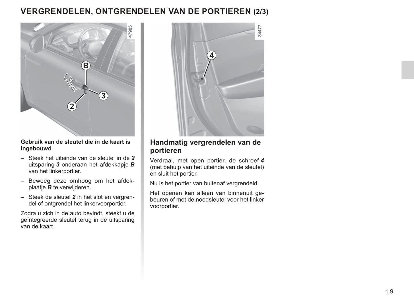 2020-2021 Renault Talisman Owner's Manual | Dutch