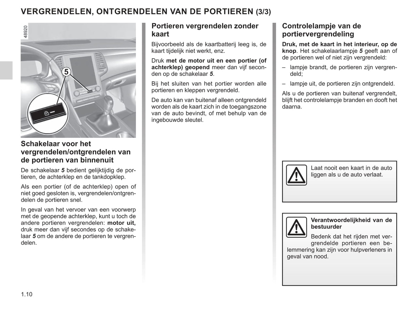 2020-2021 Renault Talisman Gebruikershandleiding | Nederlands