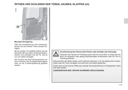 2021-2022 Renault Express Owner's Manual | German