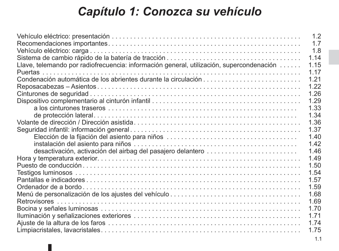 2011-2015 Renault Fluence Z.E. Manuel du propriétaire | Espagnol