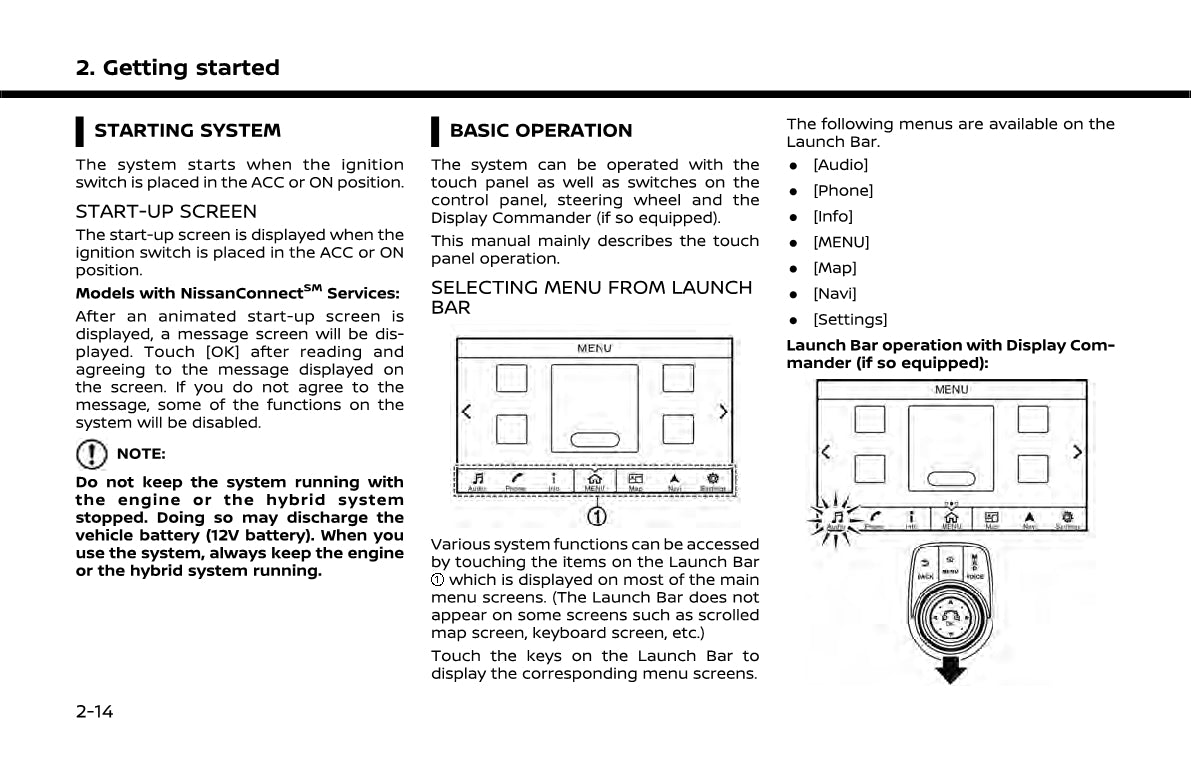 Nissan Connect Owner's Manual 2018