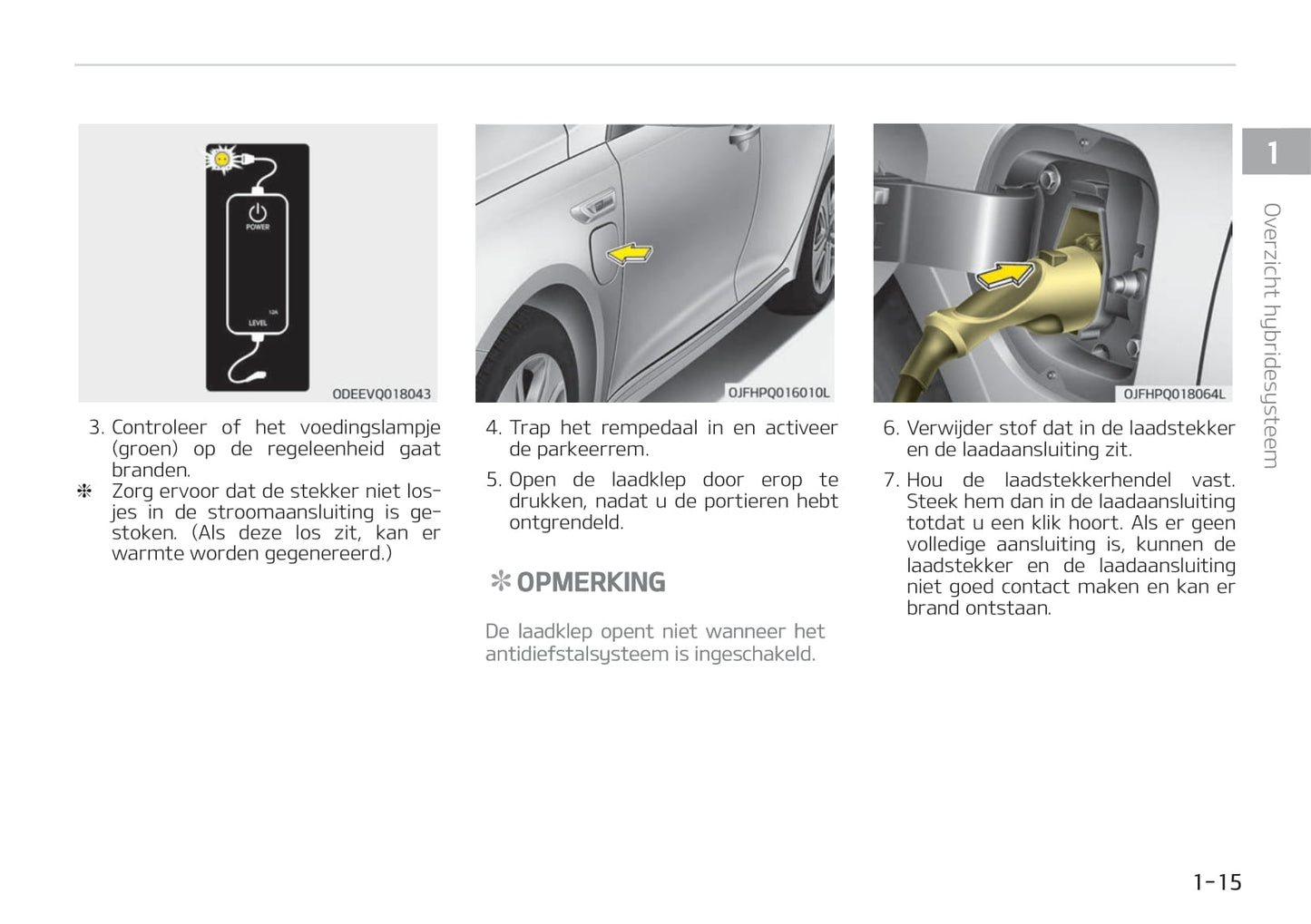 2019-2020 Kia Optima Hybrid Bedienungsanleitung | Niederländisch