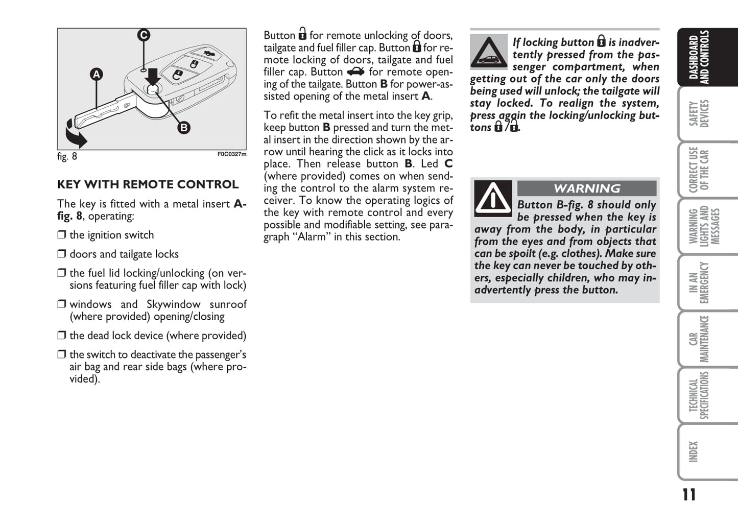 2006-2007 Fiat Stilo Owner's Manual | English