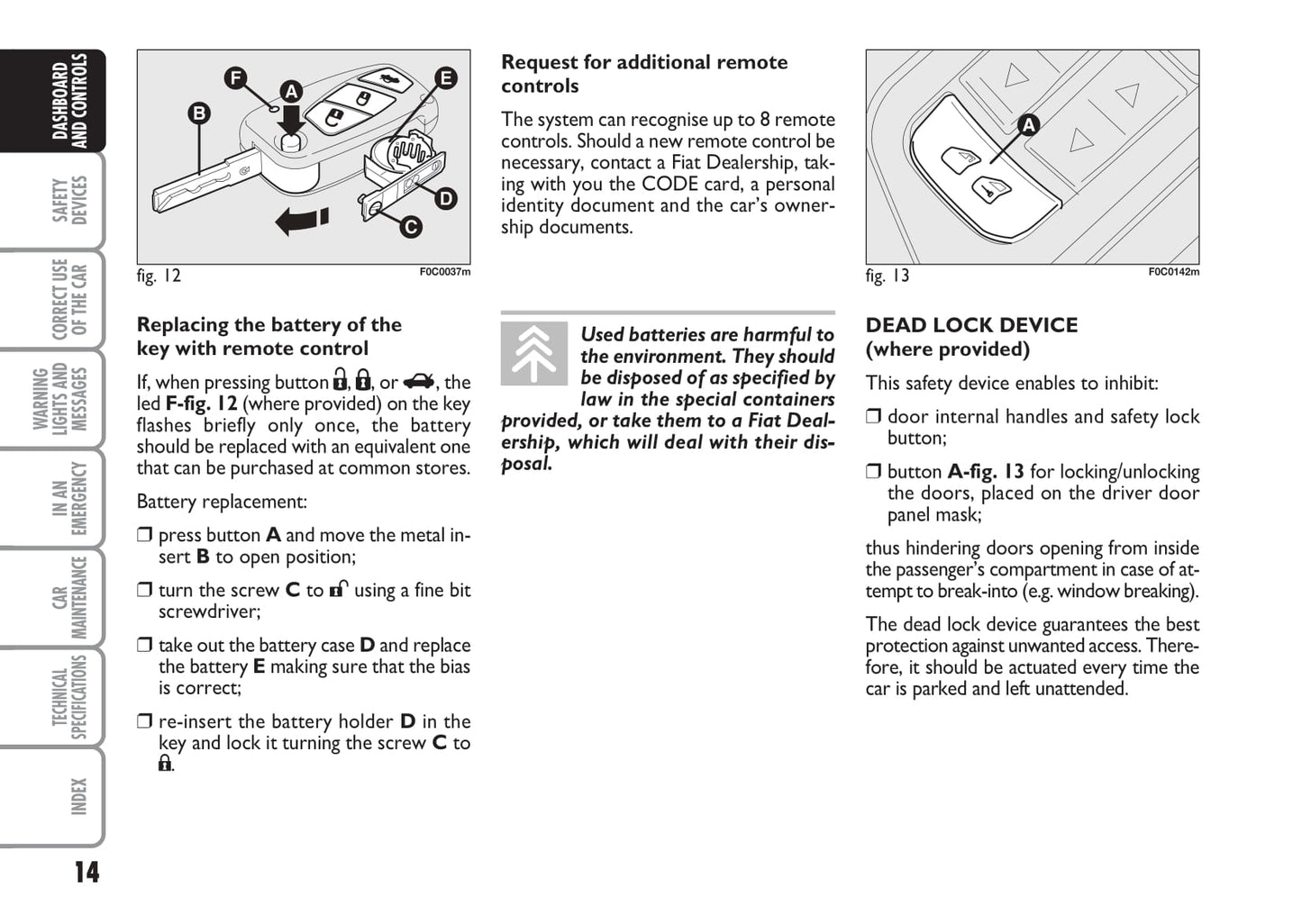 2006-2007 Fiat Stilo Owner's Manual | English