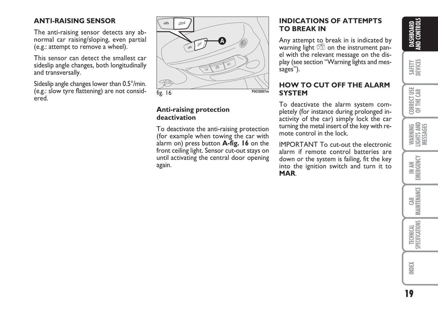 2006-2007 Fiat Stilo Owner's Manual | English