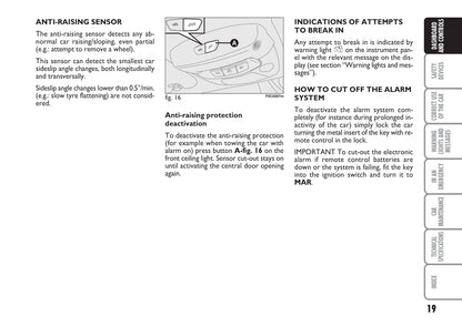 2006-2007 Fiat Stilo Owner's Manual | English