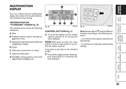 2006-2007 Fiat Stilo Owner's Manual | English