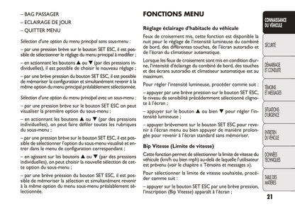 2012-2015 Fiat Doblò Combinato Manuel du propriétaire | Français