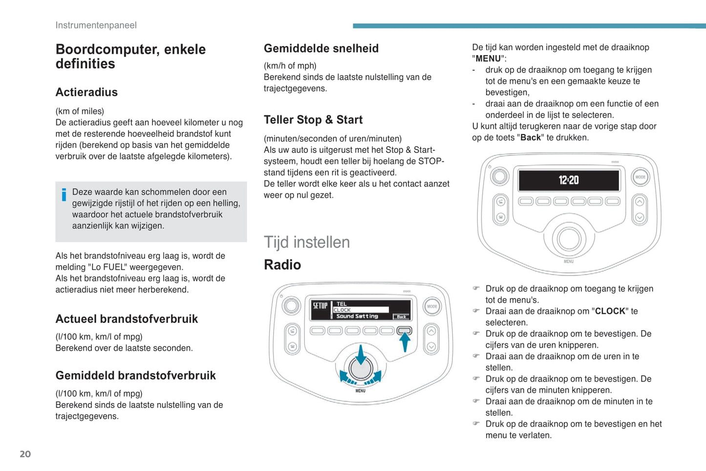 2018-2022 Peugeot 108 Bedienungsanleitung | Niederländisch