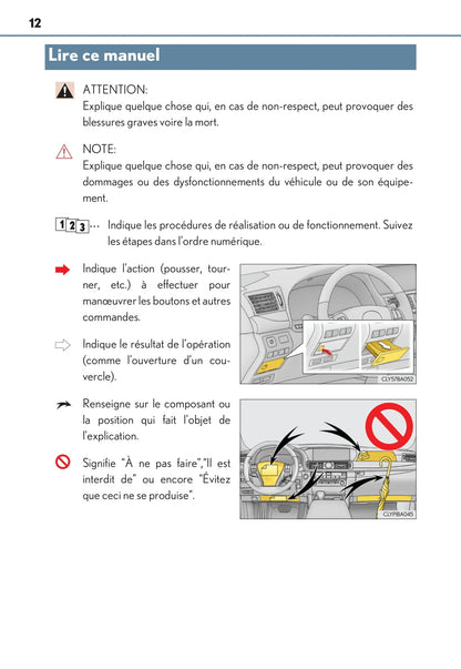 2013-2018 Lexus LS 600h Manuel du propriétaire | Français